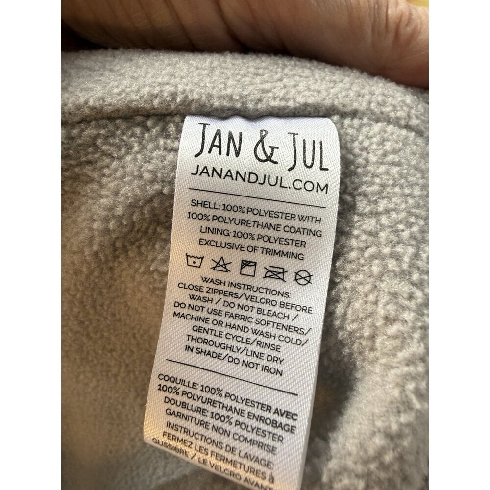 Jan & Jul Kids Fleece Lined Rain Jacket Coat Pants Waterproof 10y Unisex - Picture 6 of 16